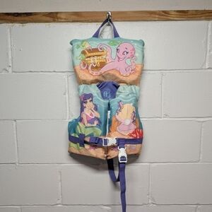 Full Throttle Infant Kids Girls Mermaid Swim Life Jacket <50 lbs